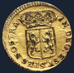 Duit 1759 Gelderland - verguld