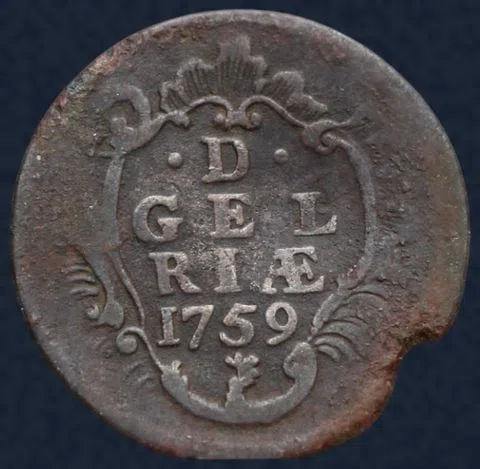 Duit 1759 Gelderland