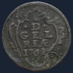 Duit 1761 Gelderland