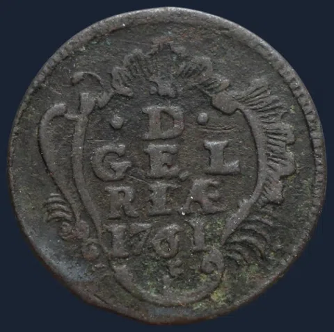 Duit 1761 Gelderland