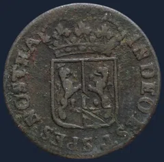 Duit 1761 Gelderland