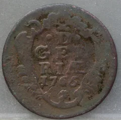 Duit 1765 Gelderland — Koper voorzijde