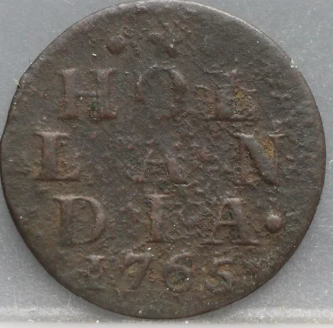 Duit 1765 Holland