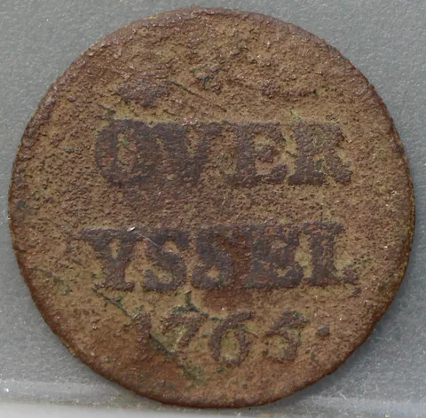 Duit 1765 Overijssel