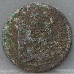 Duit 1765 West-Friesland Koper — VOC achterzijde