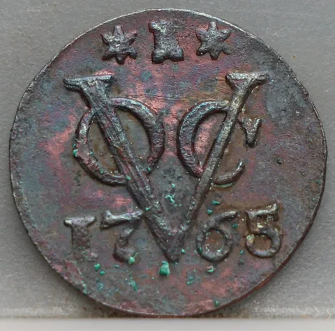 Duit 1765 Zeeland VOC
