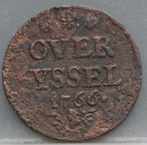 Duit 1766 Overijssel