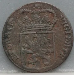 Duit 1766 Overijssel achterzijde