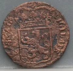 Duit 1766 Overijssel achterzijde