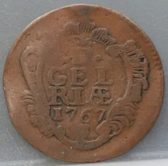 Duit 1767 Gelderland — Koper voorzijde