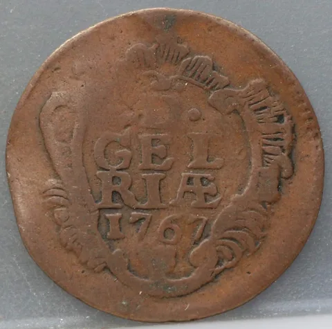 Duit 1767 Gelderland — Koper