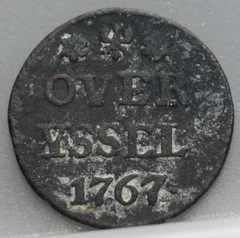 Duit 1767 Overijssel voorzijde