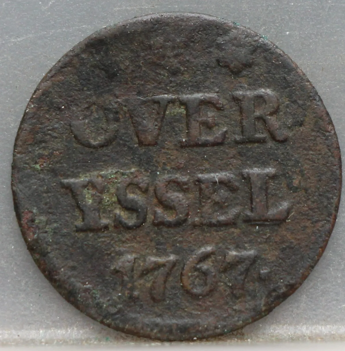 Duit 1767 Overijssel voorzijde