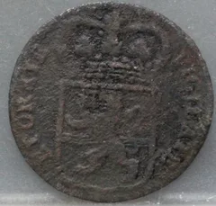 Duit 1767 Overijssel achterzijde