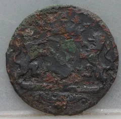 Duit 1767 Stad Utrecht achterzijde