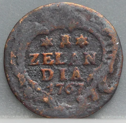 Duit 1767 Zeeland — Koper