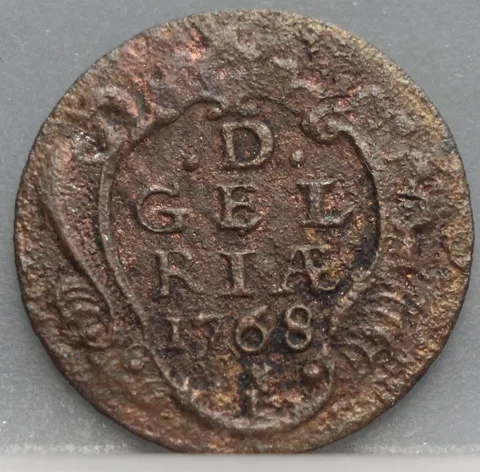 Duit 1768 Gelderland — Koper