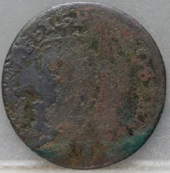 Duit 1768 Gelderland Koper achterzijde