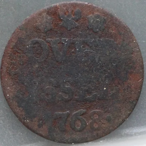 Duit 1768 Overijssel