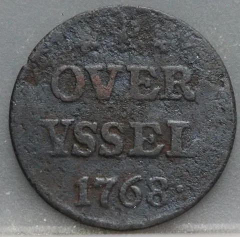 Duit 1768 Overijssel