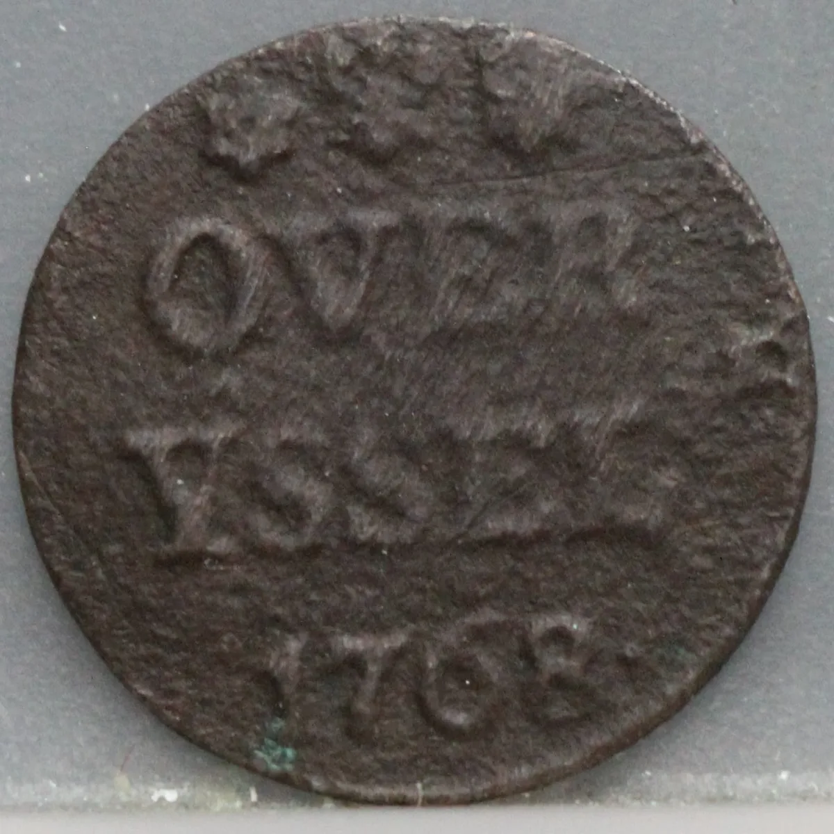 Duit 1768 Overijssel voorzijde