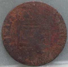 Duit 1768 Overijssel achterzijde