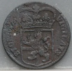 Duit 1768 Overijssel achterzijde
