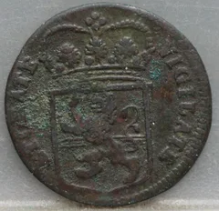 Duit 1768 Overijssel achterzijde