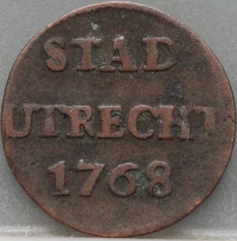 Duit 1768 Stad Utrecht