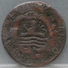 Duit 1768 Zeeland — Koper achterzijde