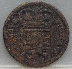 Duit 1769 Overijssel achterzijde