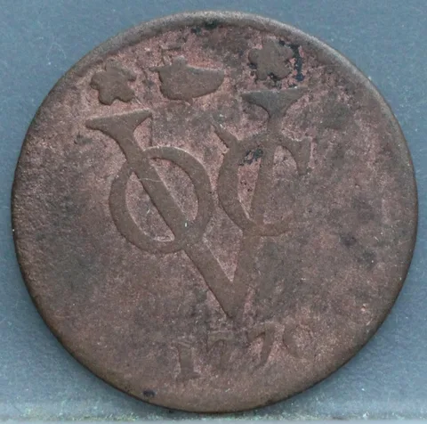 Duit 1770 West-Friesland VOC — Koper