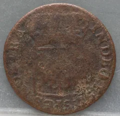 Duit 1772 Gelderland — Koper achterzijde