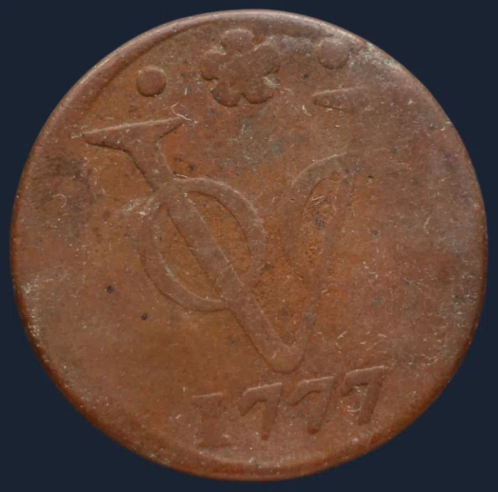 Duit 1777 Holland VOC