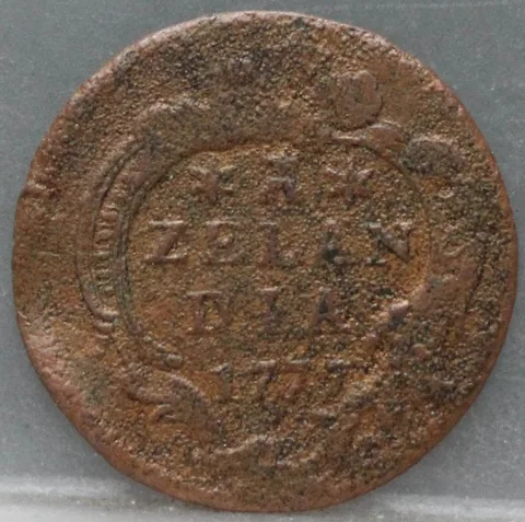 Duit 1777 Zeeland — Koper