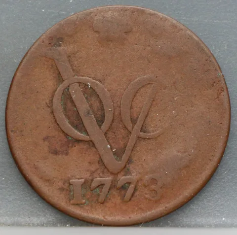 Duit 1778 Holland VOC — Koper