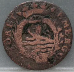 Duit 1778 Zeeland — Koper achterzijde