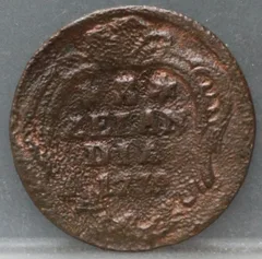 Duit 1779 Zeeland — Koper voorzijde