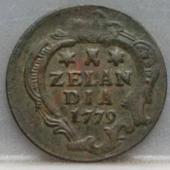 Duit 1779 Zeeland — Koper voorzijde