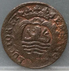 Duit 1779 Zeeland — Koper achterzijde