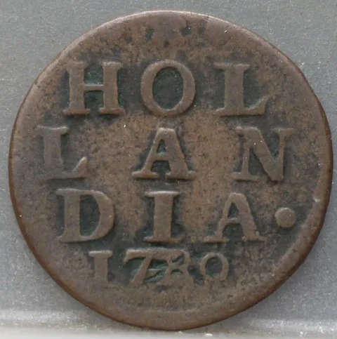 Duit 1780 Holland — Koper