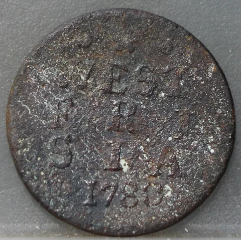 Duit 1780 West-Friesland Koper