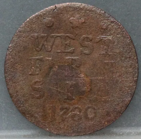 Duit 1780 West-Friesland — Koper