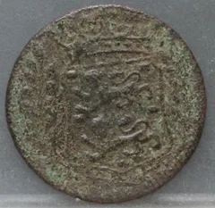 Duit 1780 West-Friesland — Koper achterzijde