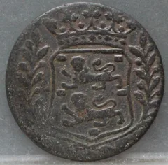 Duit 1780 West-Friesland — Koper achterzijde