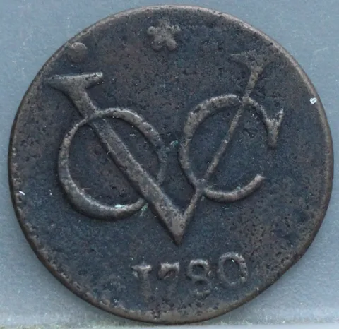 Duit 1780 West-Friesland — Koper VOC