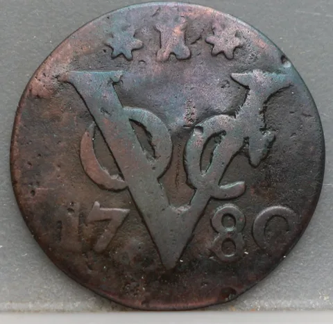 Duit 1780 Zeeland VOC