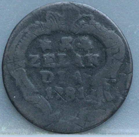 Duit 1781 Zeeland — Koper