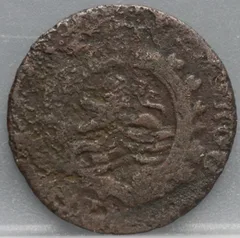 Duit 1781 Zeeland — Koper achterzijde