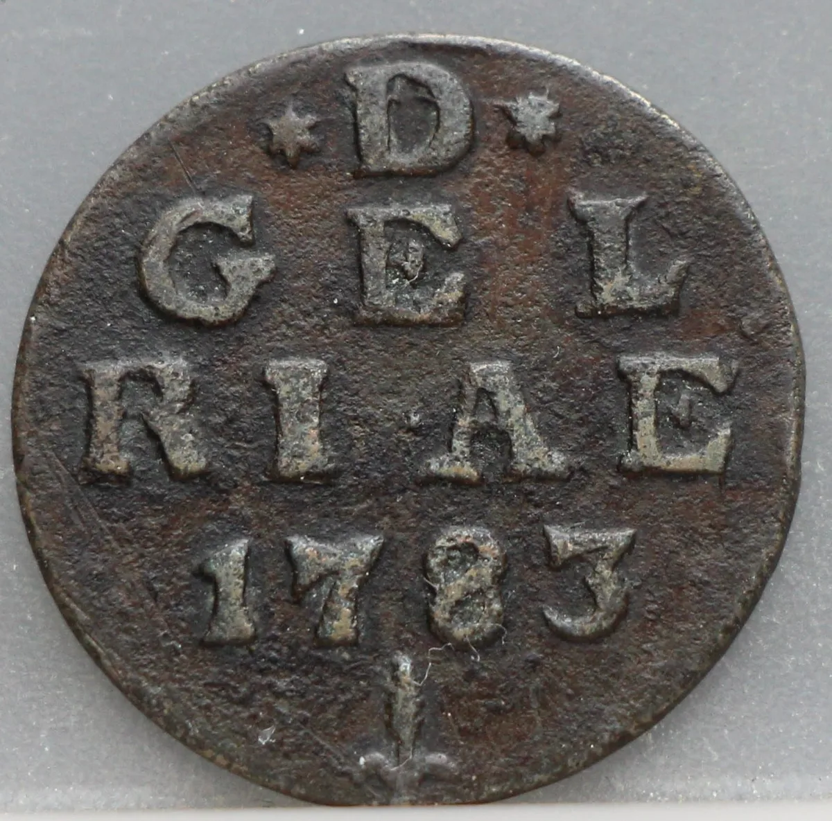 Duit 1783 Gelderland voorzijde